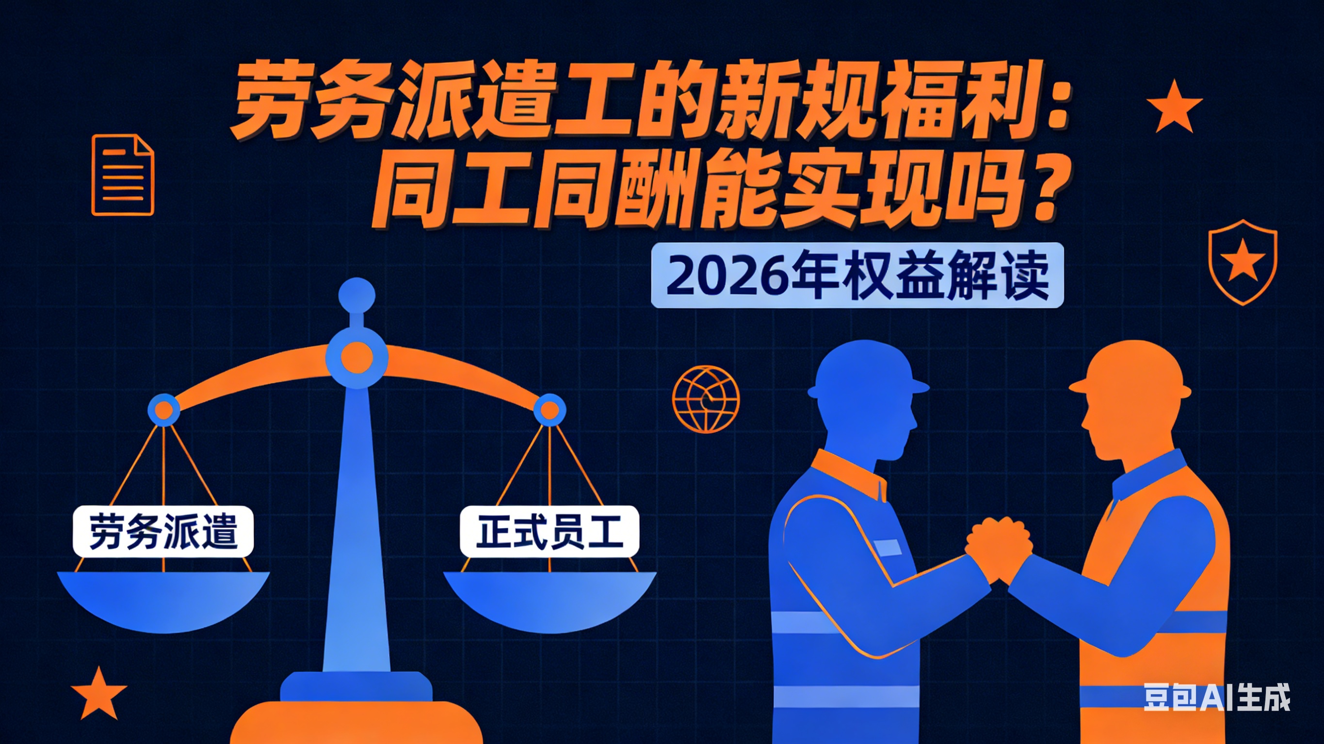 劳务派遣工的新规福利：同工同酬能实现吗？2026年权益解读