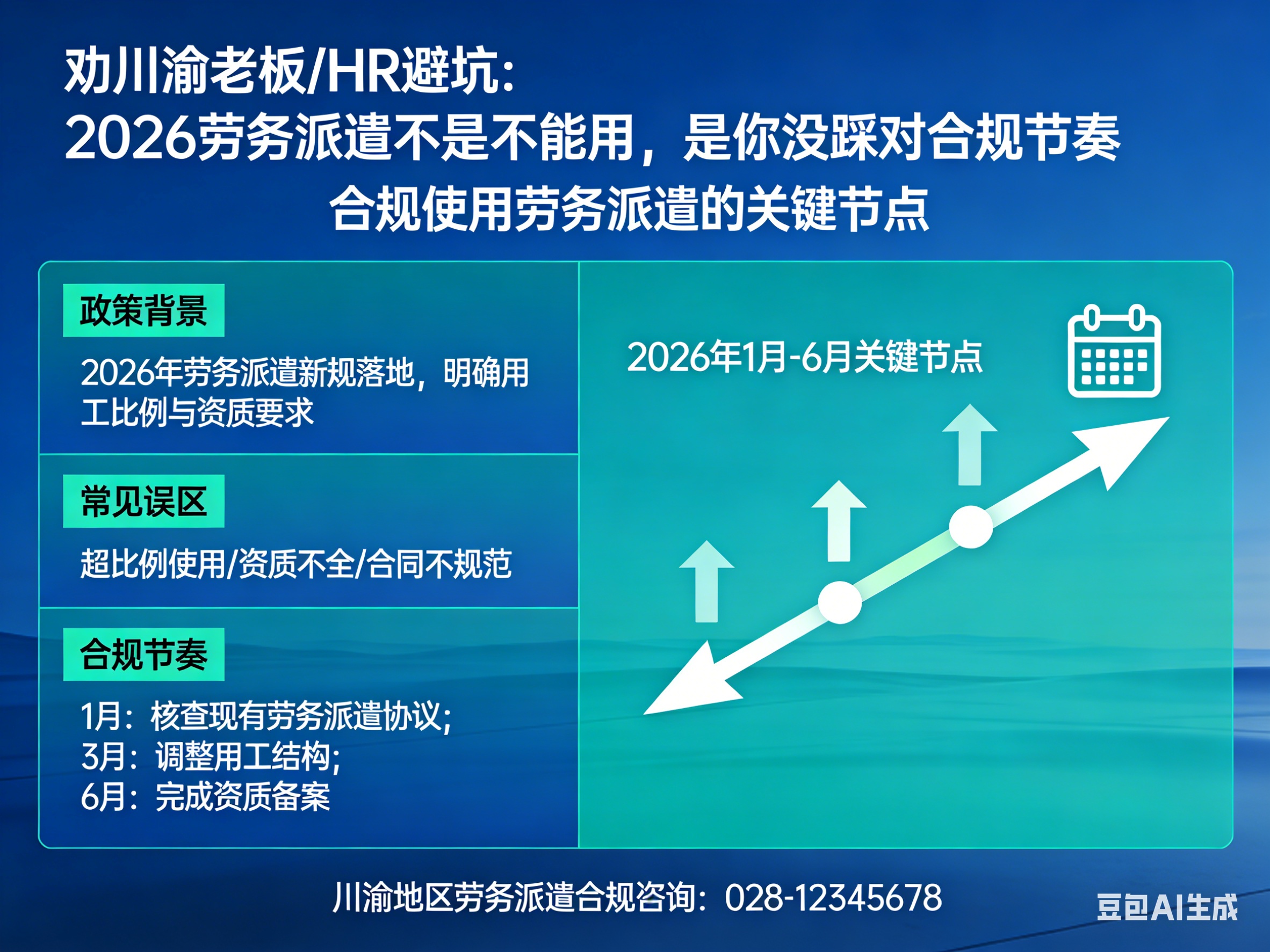 劝川渝老板/HR避坑：2026劳务派遣不是不能用，是你没踩对合规节奏