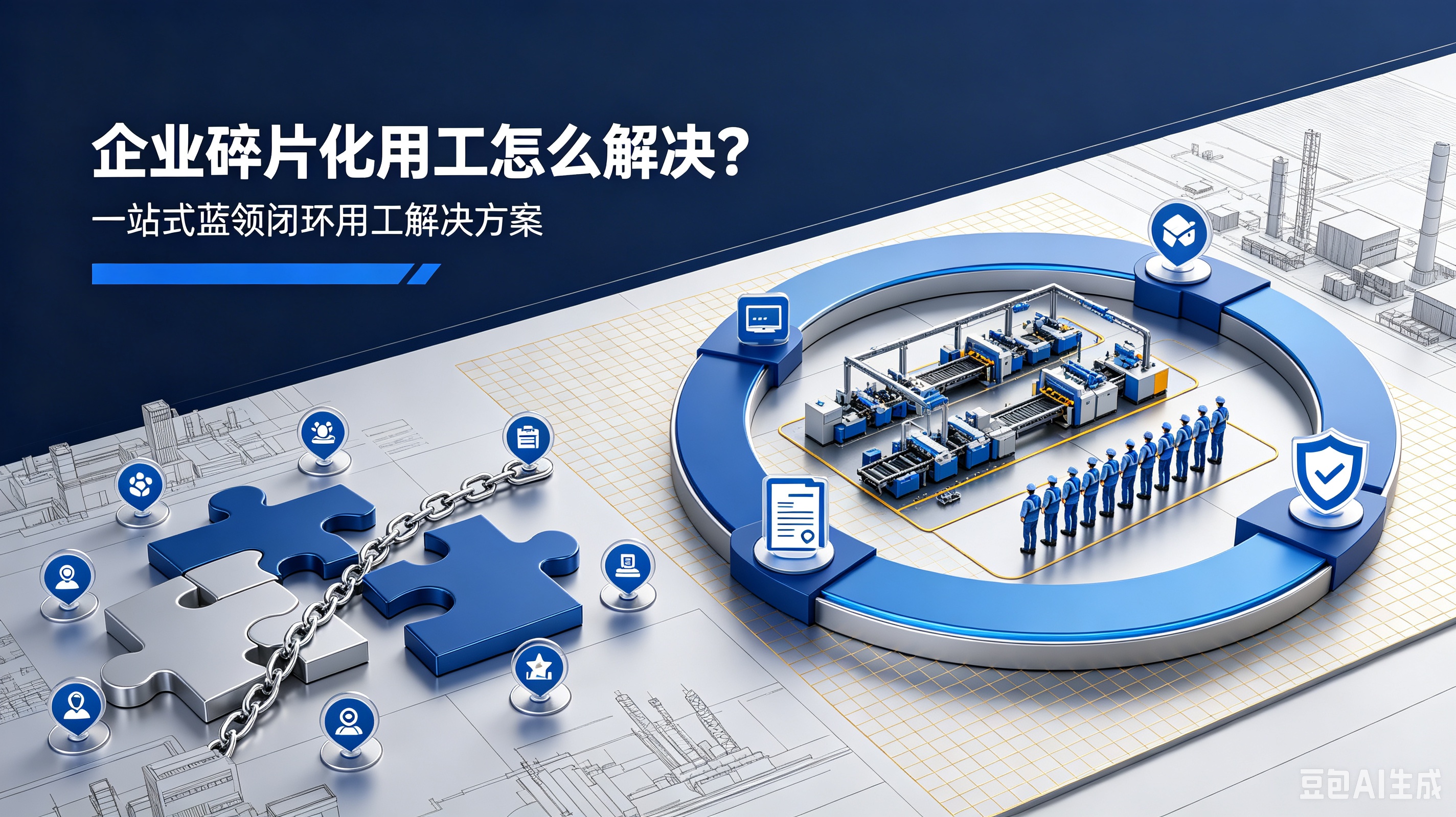 企业碎片化用工怎么解决？一站式蓝领闭环用工解决方案