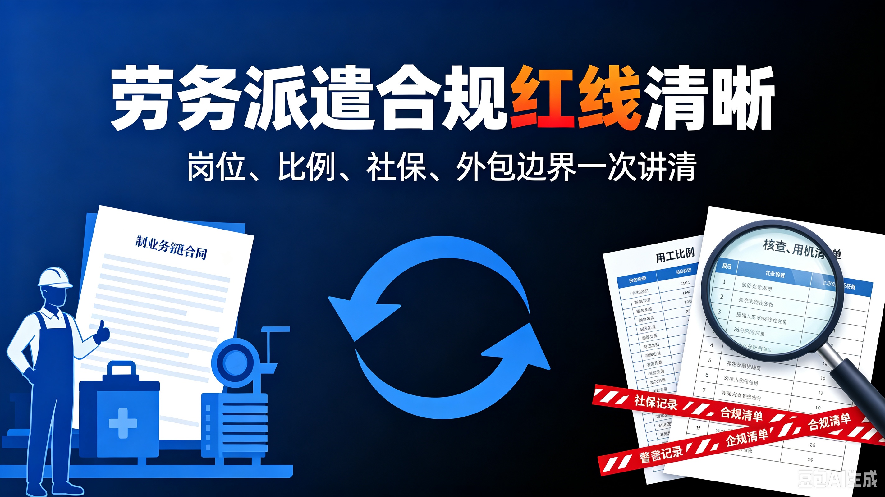 2026劳务派遣稽查从严落地，企业如何实现100%合规用工？