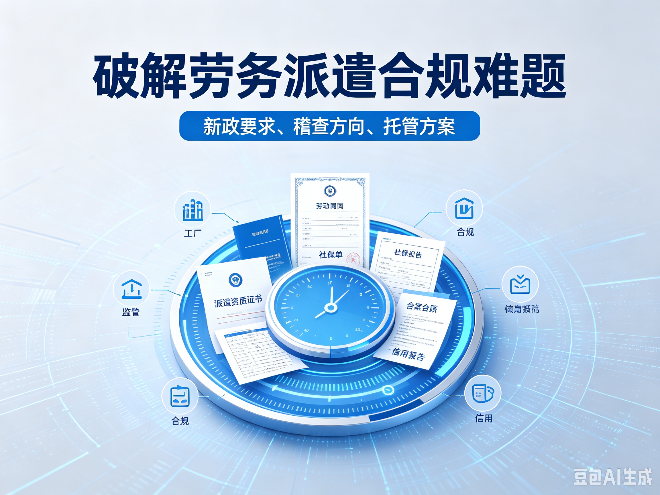 2026劳务派遣最新政策解读：专项稽查+信用监管双升级，企业合规整改指南