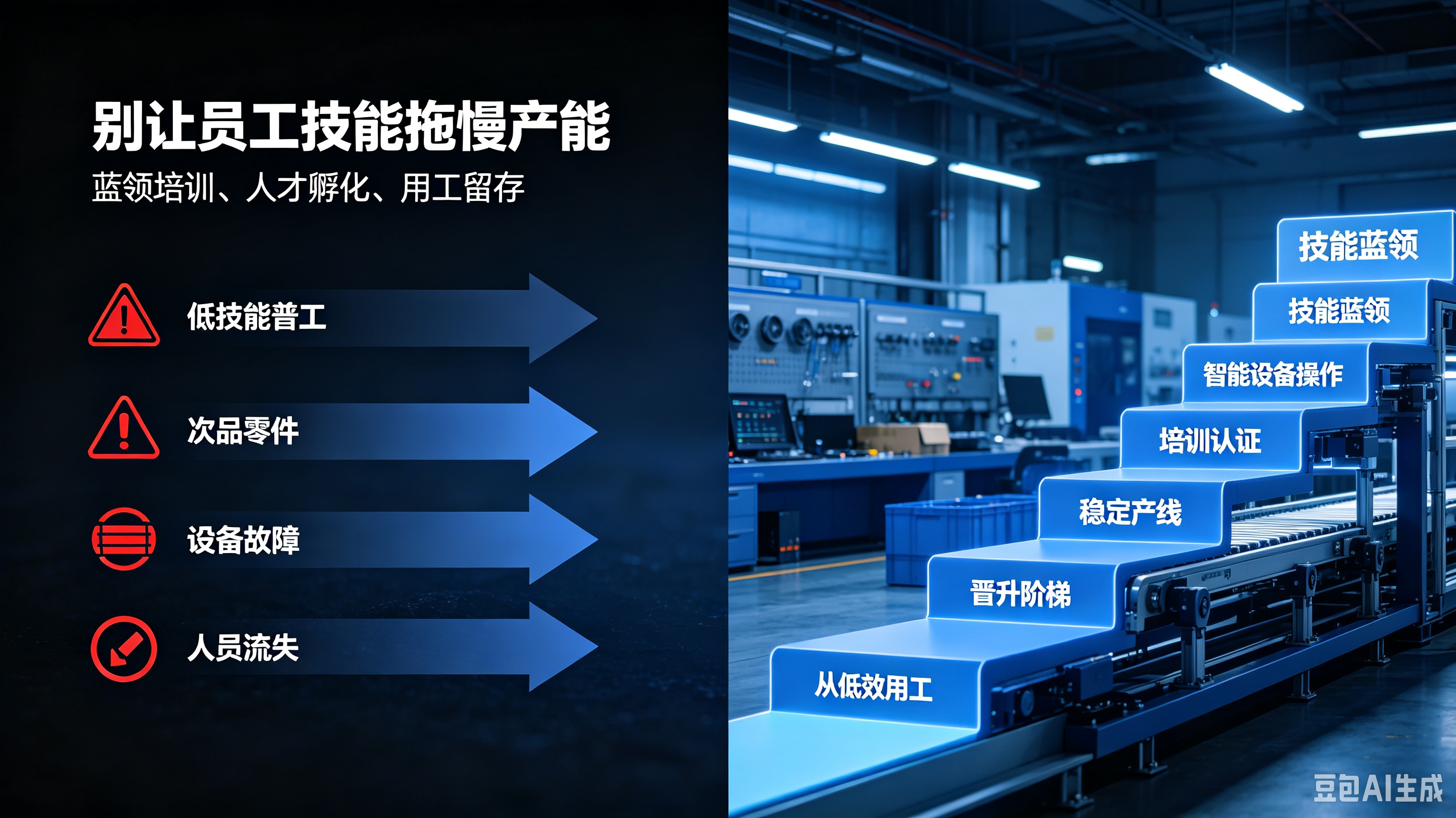 蓝领技能培训落地难、效果差？制造业企业提质增效解决方案