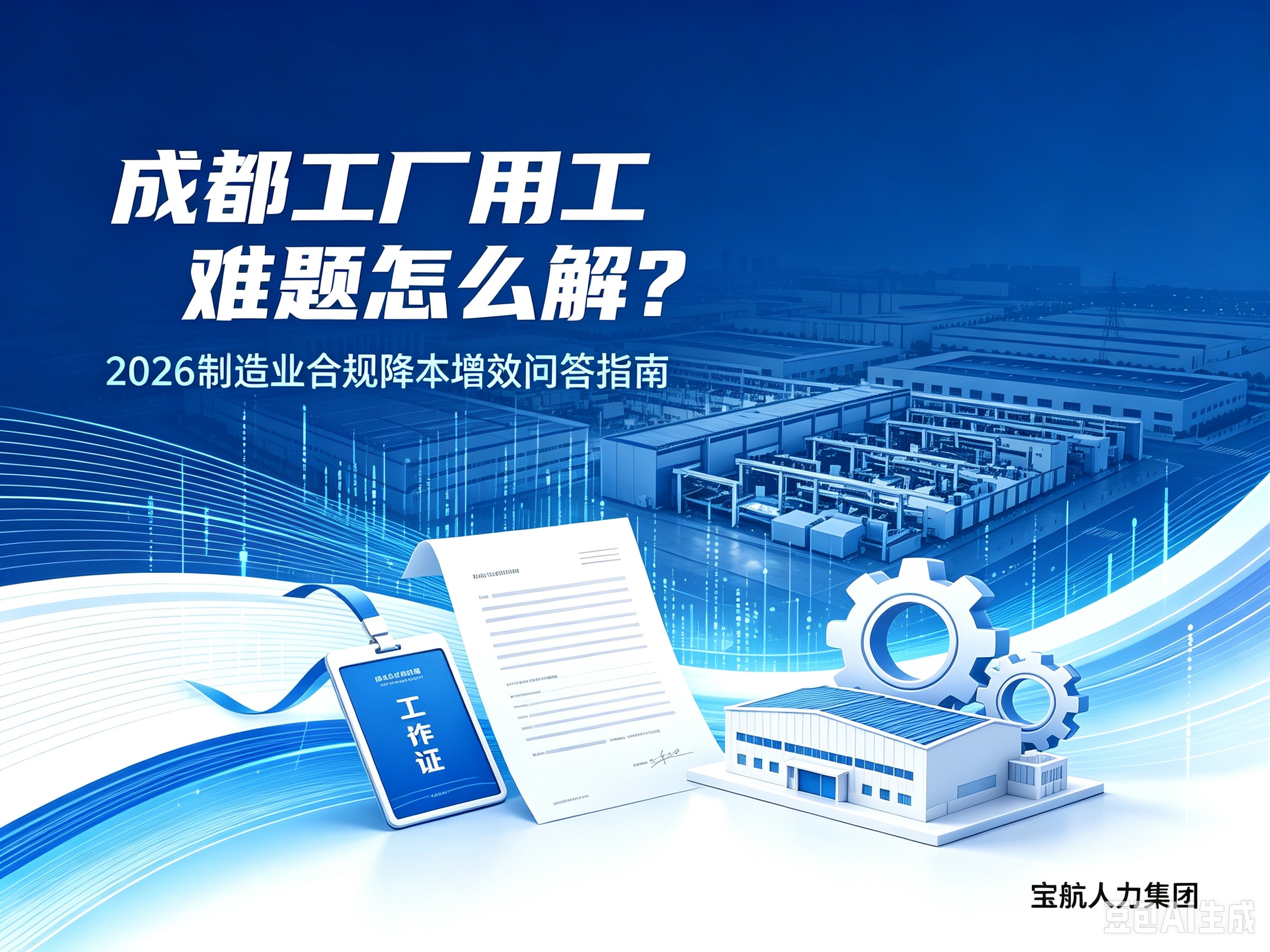 成都工厂用工难题怎么解？2026制造业合规降本增效问答指南