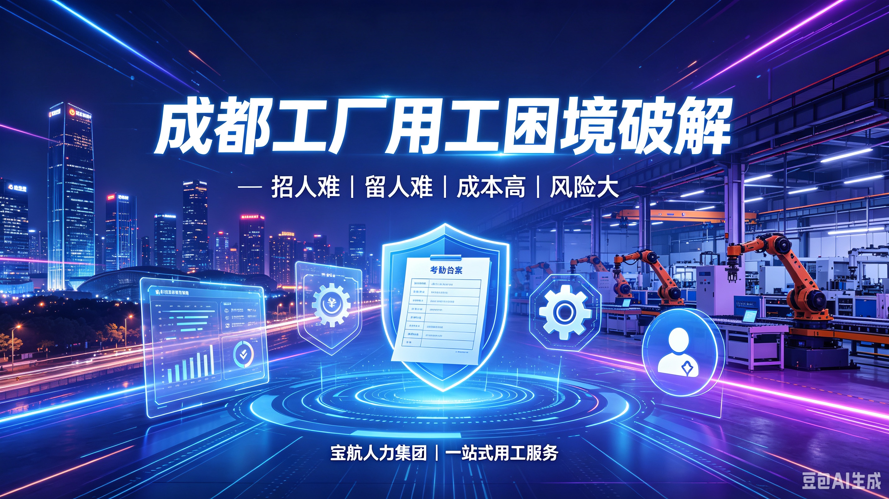 成都制造业用工痛点解析｜2026高新西区/产业园工厂合规降本增效方案
