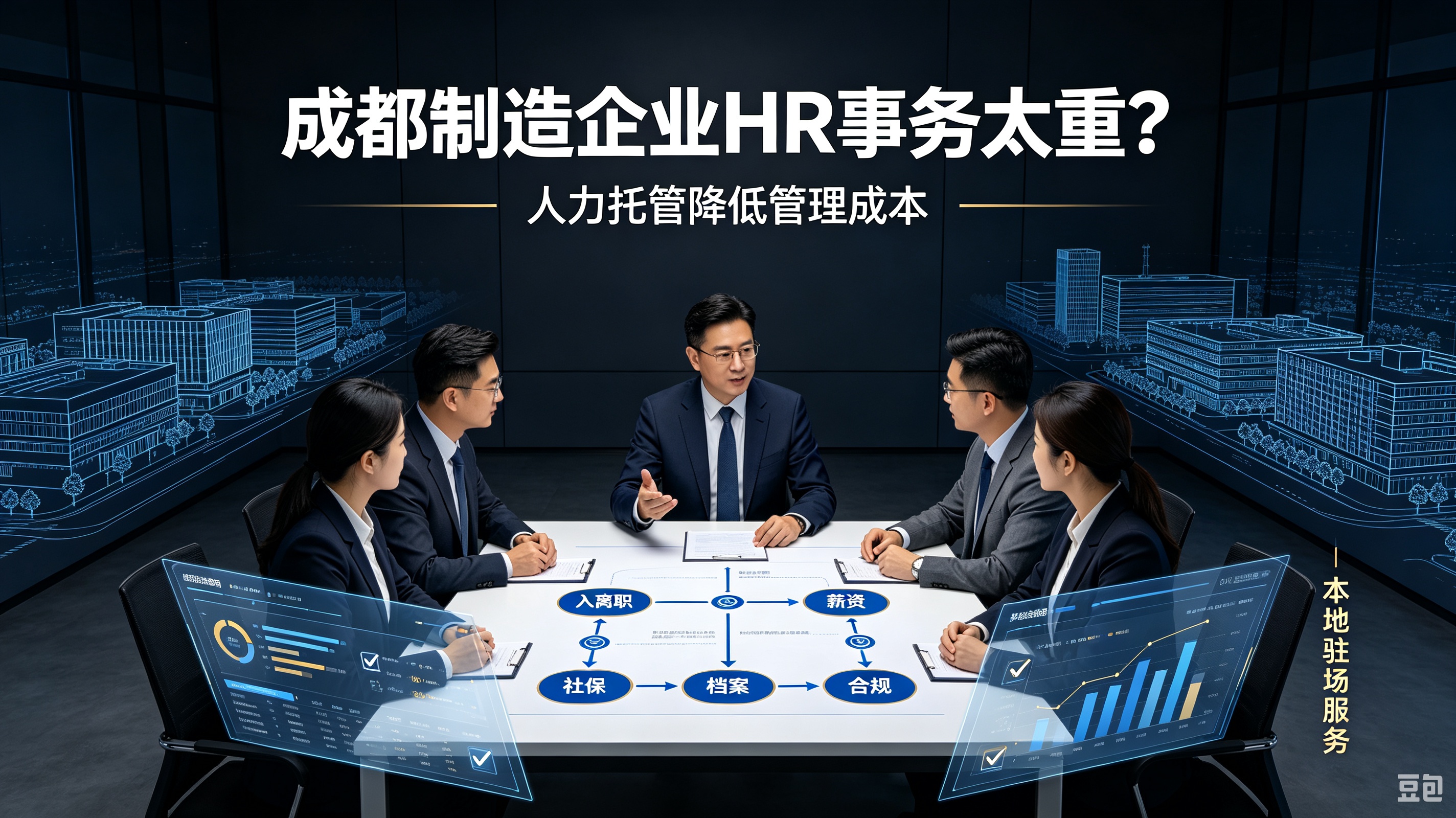 成都工厂HR如何减负？2026产业园人力托管一站式解决方案