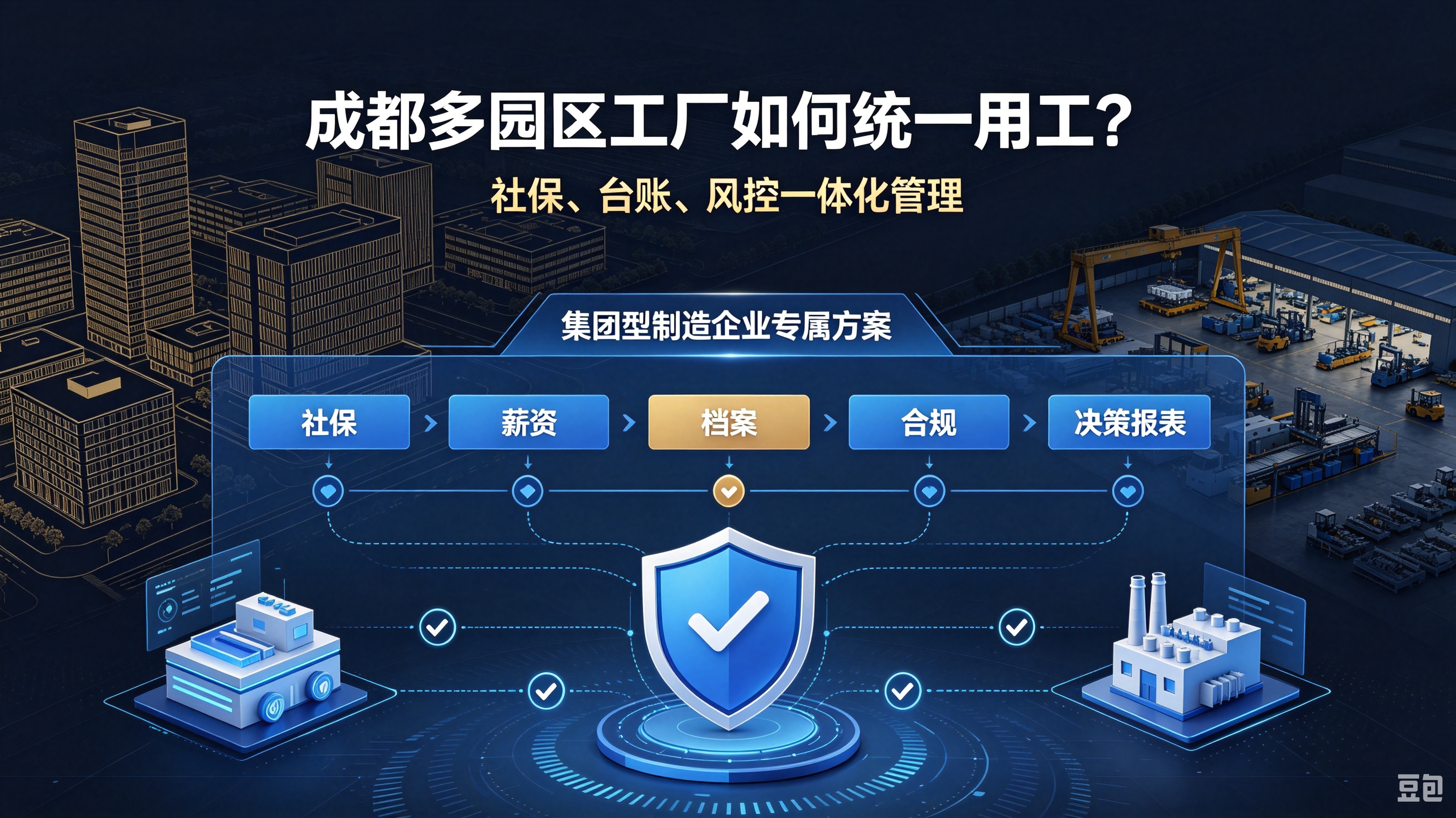 成都多厂区集团用工怎么管？产业园统一用工管控方案