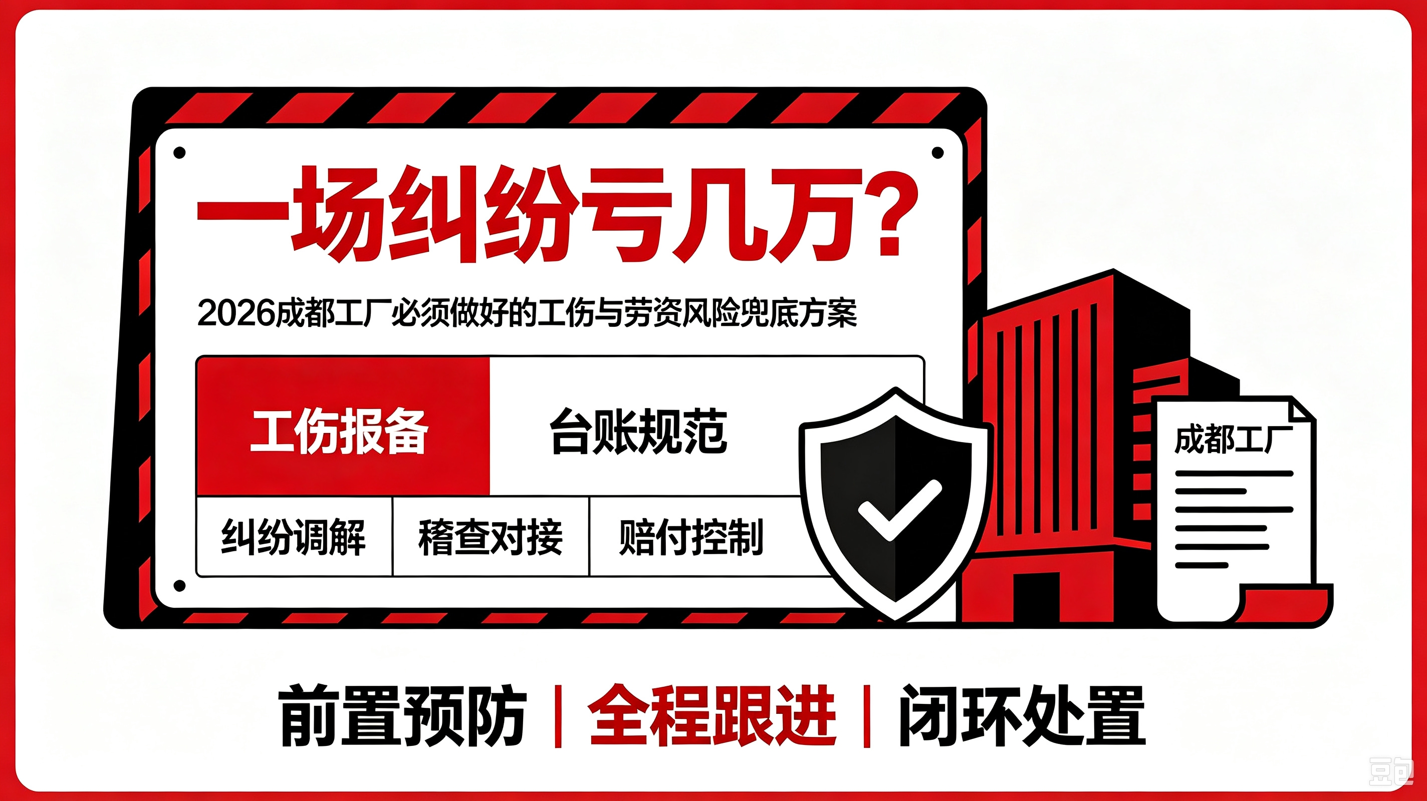 成都工厂工伤、劳资纠纷高发！2026制造业用工风险规避与闭环兜底方案